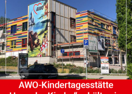 AWO Kindertagesstätte in Schwenningen erhält seine markante Fassade.